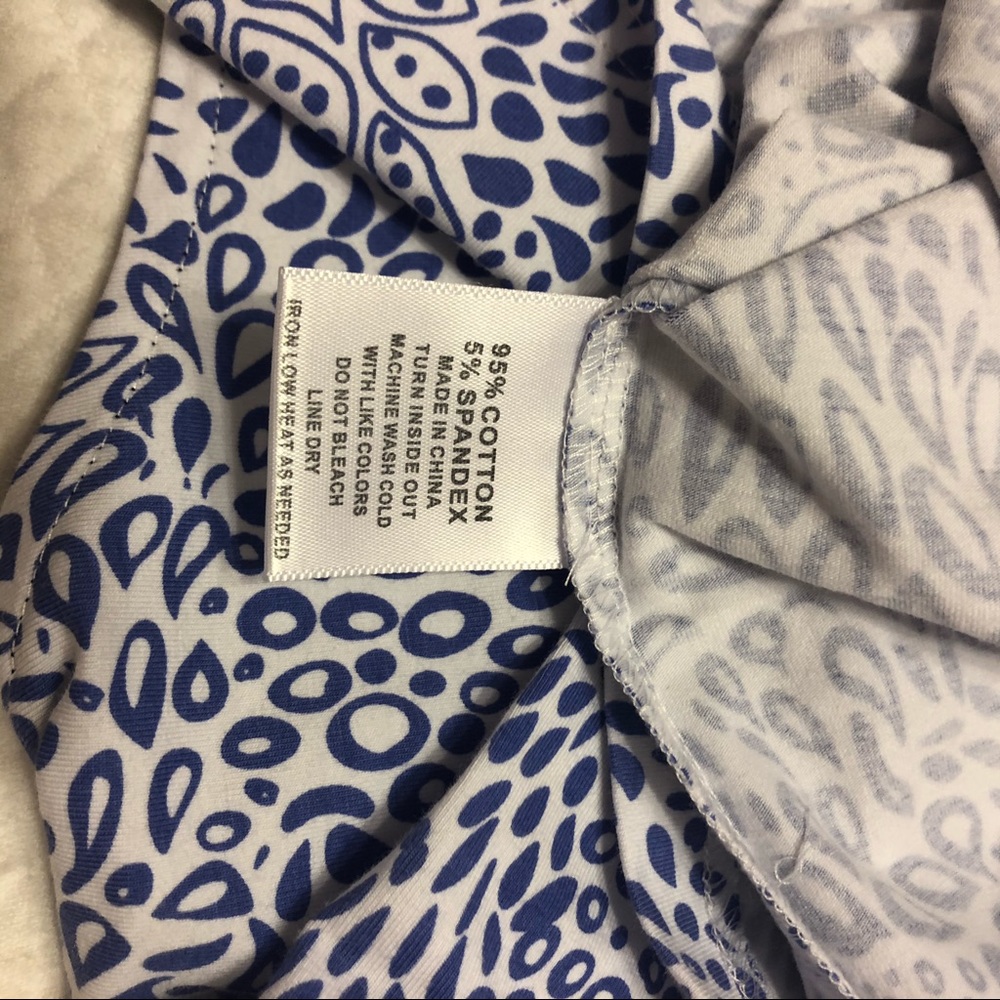 NWT HiHO Sandy Cay Dress Paradise Print Baja Blue - Picture 8 of 8